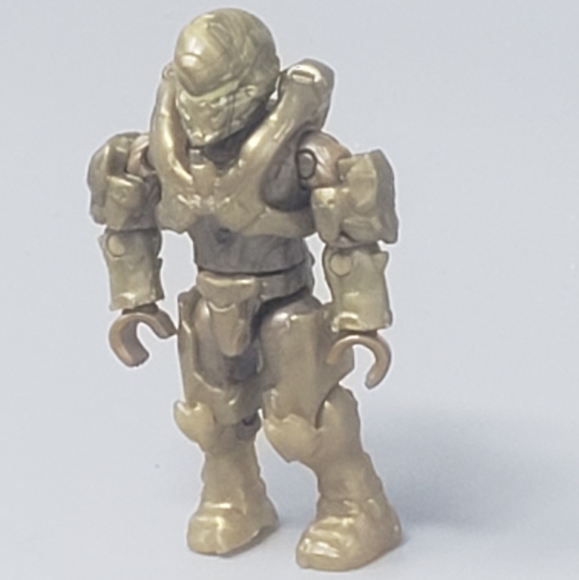 Mega Construx Halo Gold Spartan Mini-Action Figure - Picture 7 of 8